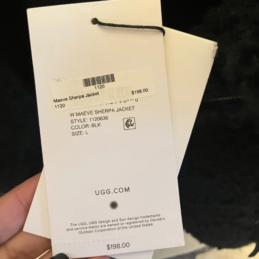 ✨NWT! Ugg Maeve Sherpa Jacket - Style 1120636 - Picture 13 of 13